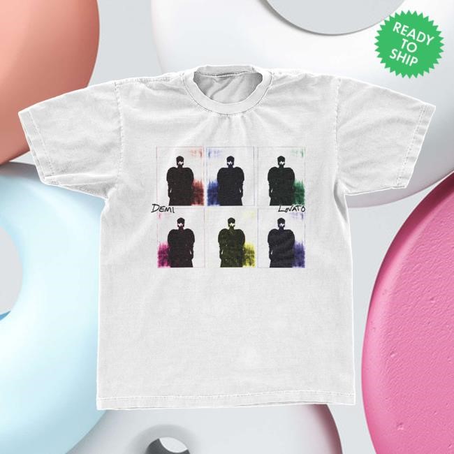Demi Lovato Official Merch Store Collage White Tee Demi Lovato Clothing Shop Demi Lovato Apparel