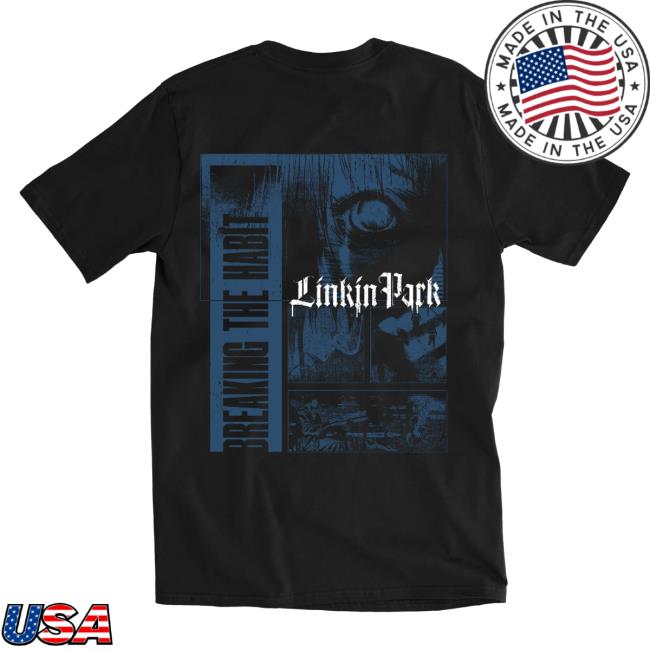 Official Linkin Park Merch Store Linkin Park Meteora Bth Anime Black T-Shirt Linkin Park Apparel Clothing Shop LinkinPark