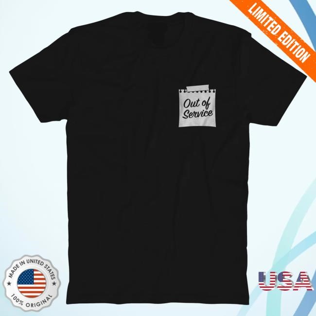 Official Bunker Branding Smile More Merch Roman Atwood Out of Service Shirt