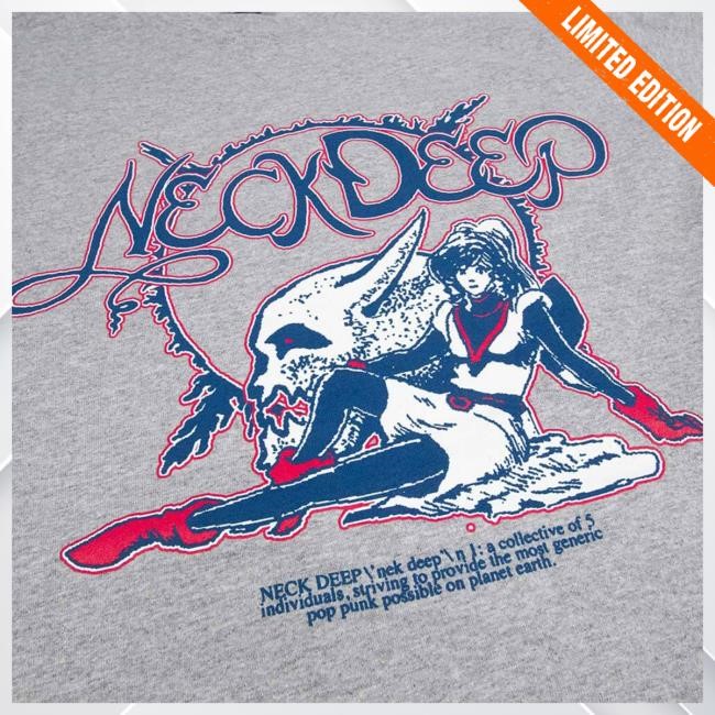 Official Neck Deep Merch Store Neck Deep Sailor New Shirt – Ash