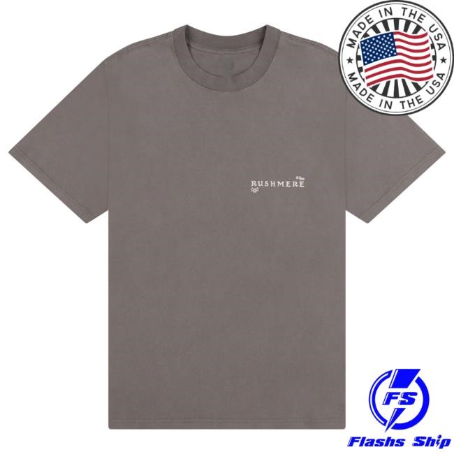 Official Mumford And Sons Merch Dark Grey Stamp Print Shirt