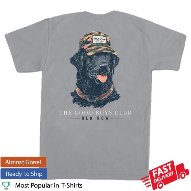Official Old Row The Black Duck Dog Pocket New Shirt OldRow