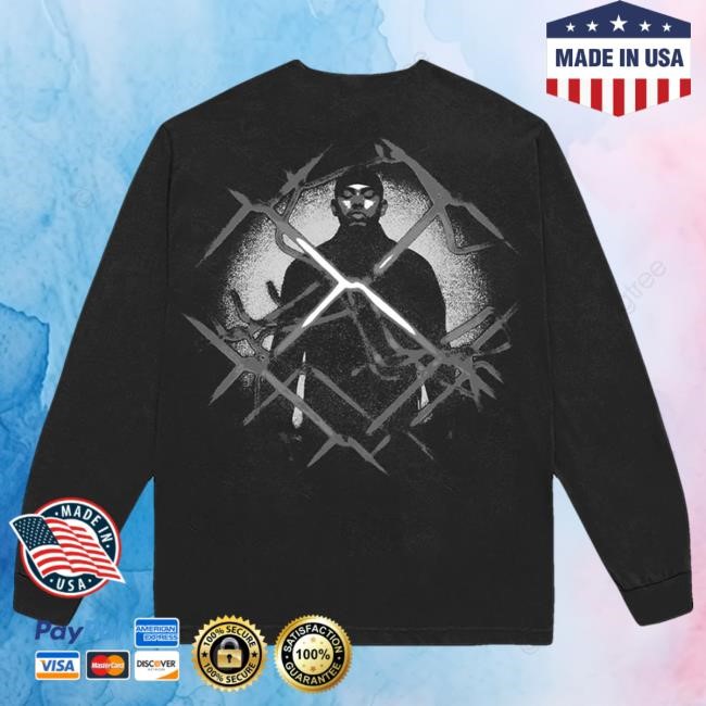 Official Myke Towers Store Shop MT Barbed Wire Long Sleeve T-Shirt