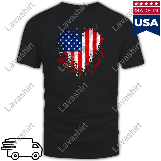 The Officer Tatum Merch Love It Or Leave It American Flag Hoodies
