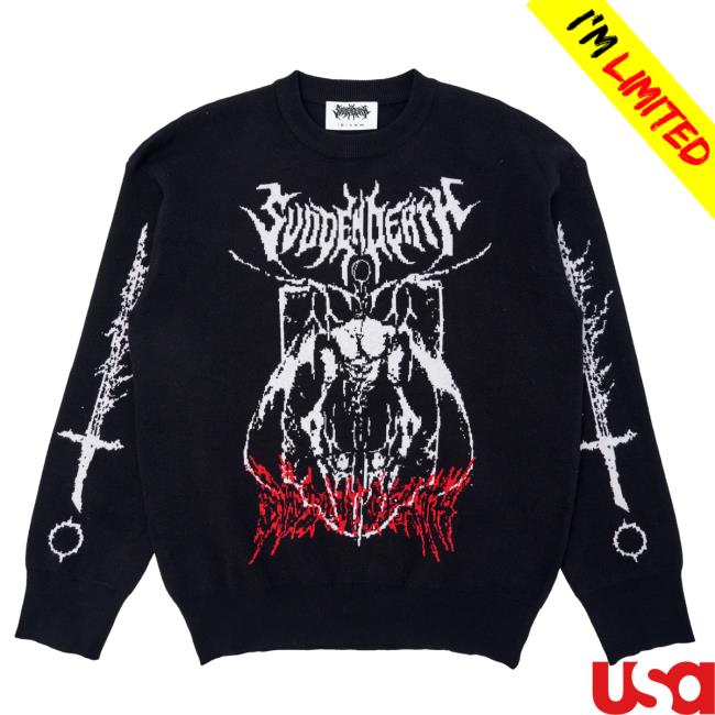 Svdden Death Shop Corpse Knit Sweatshirts