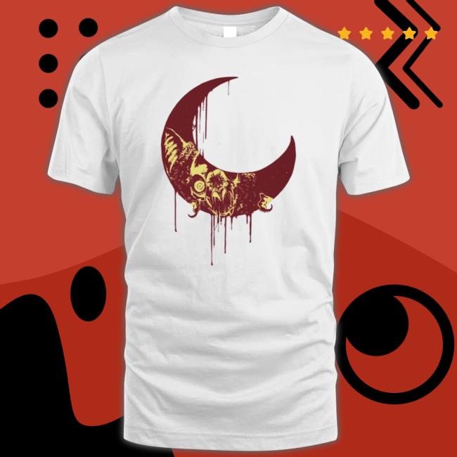 Mxmorggo Blood Red Moon Hooded Sweatshirt Mxmorggo Blood Red Moon Tee
