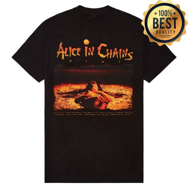 Hottopic Alice In Chains Dirt Tracklist Tee