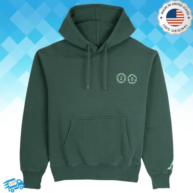 Green 28 Hoodie New