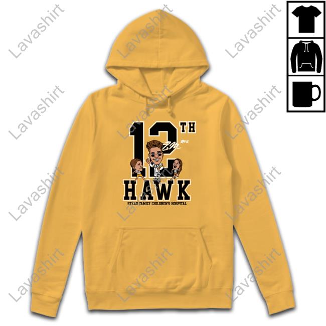 Official Cade Mcnamara 12Th Hawk Stead Family Children's Hospital T Shirt