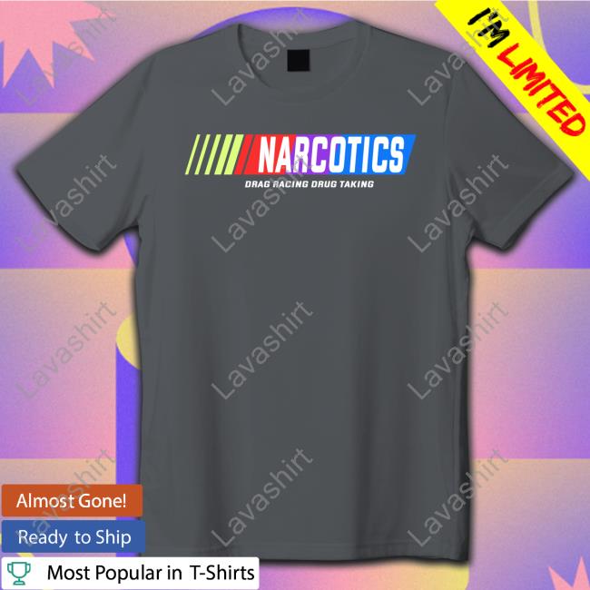 Narcotics Drag Racing Drug Taking Hoodie Navy