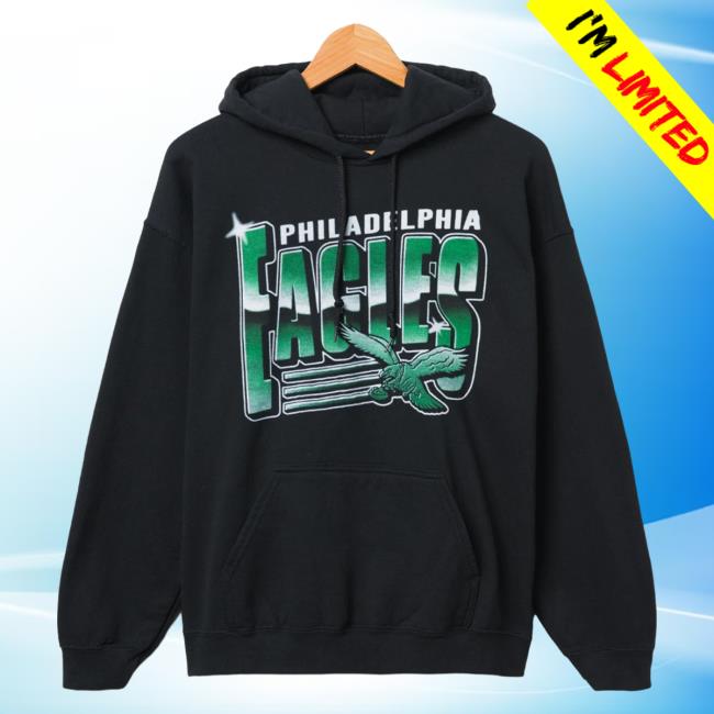 Official Junk Food Apparel Clothing Store Shop Junkfoodclothing Philadelphia Eagles Chrome Flea Market Pullover Hoodie