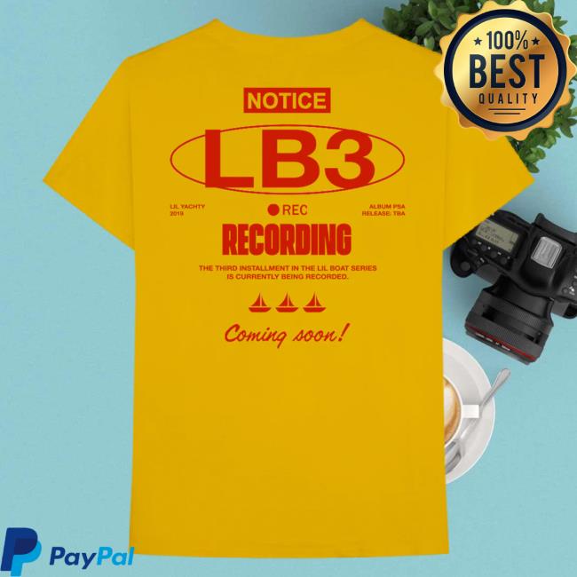 Official Lil Yachty Apparel Clothing Merch Store Shop LilYachty Lb3 Gold T-Shirt Concrete Boy Lil Boat LilBoat