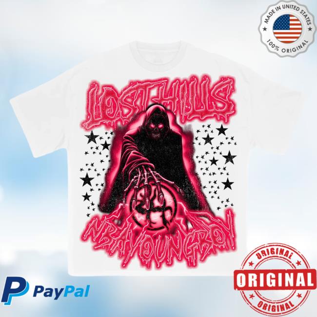 Official Lostinthehills x Youngboy Lost In The Hills Lh Reaper - White Tees
