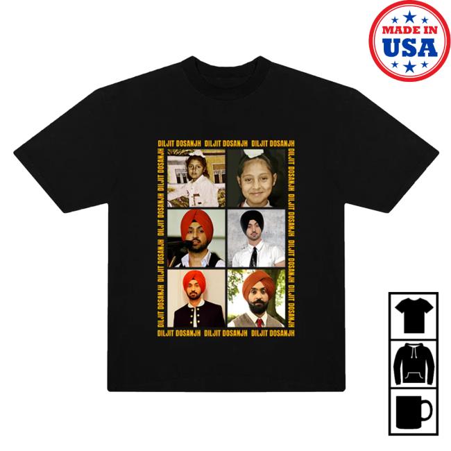 Diljit Dosanjh Shop Merch Surveillance Tee Shirt
