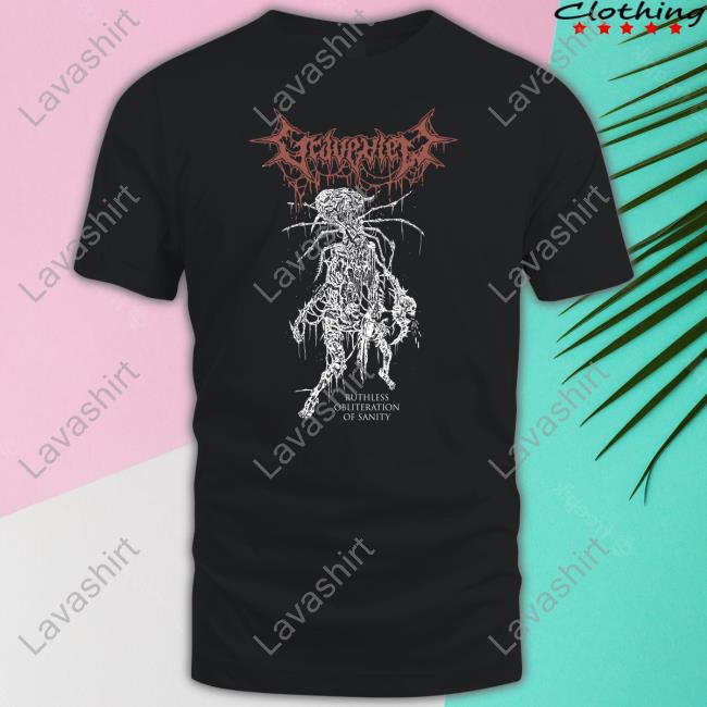 Graveview Ruthless Obliteration Of Sanity Short-sleeved T-shirt