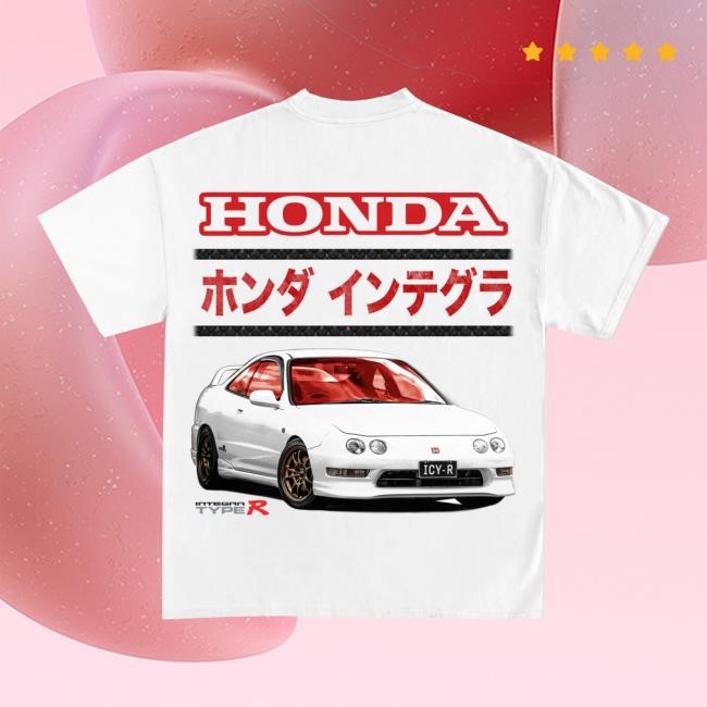 Honda Integra Type R Jdm Racing Graphic Top Shirt