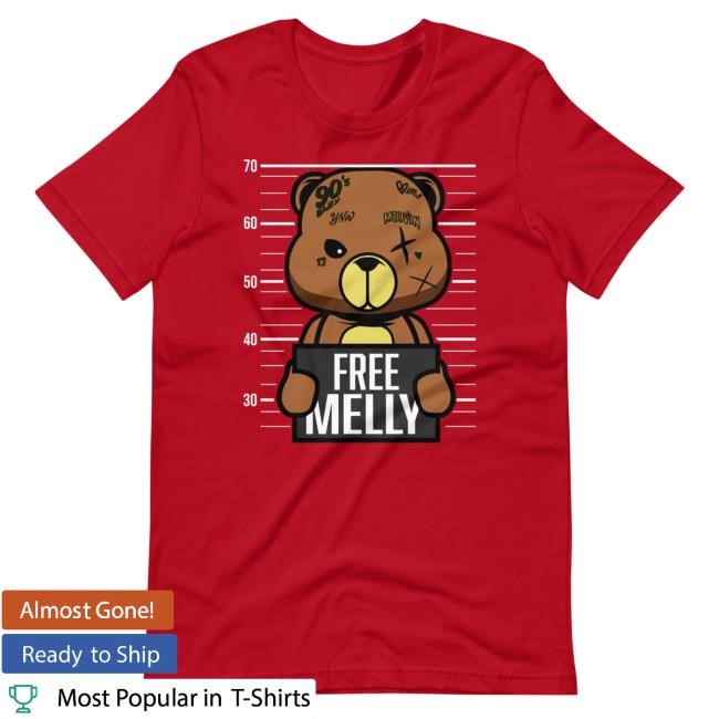 Official Ynw Melly Clothing Merch Ynw Melly Melly Bear Top Shirt (Valentine's Day Limited Edition) YnwMelly