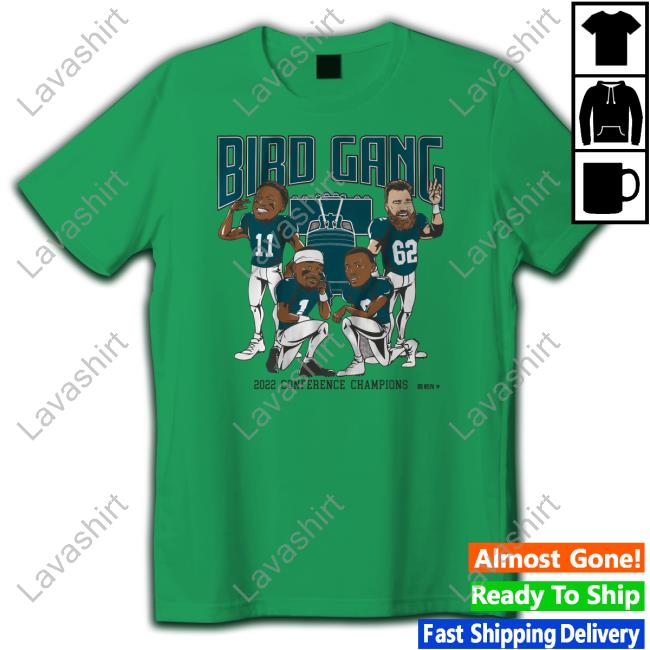 Bird Gang 2022 Conference Champions Caricatures Tee