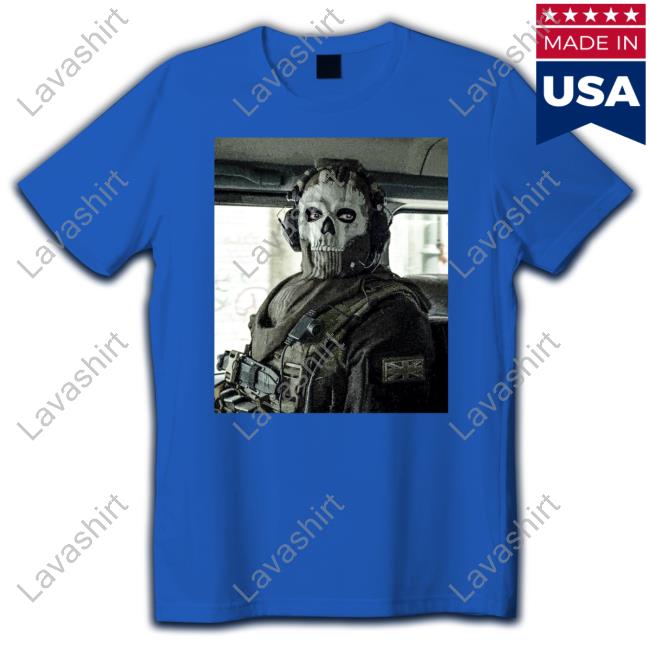 Official Hot Topic Merch Call Of Duty Modern Warfare Ii Ghost Stare T-Shirt