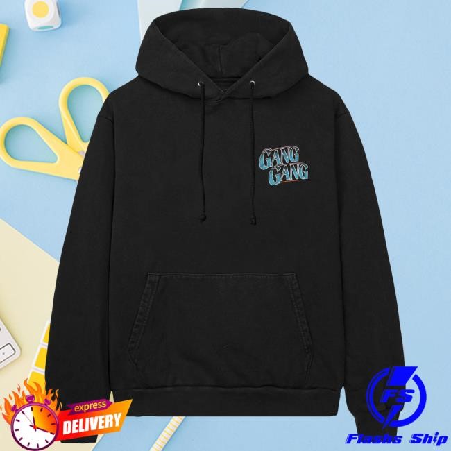 Official Theo Von Merch Store Gang Gang Palm Tree Hoody