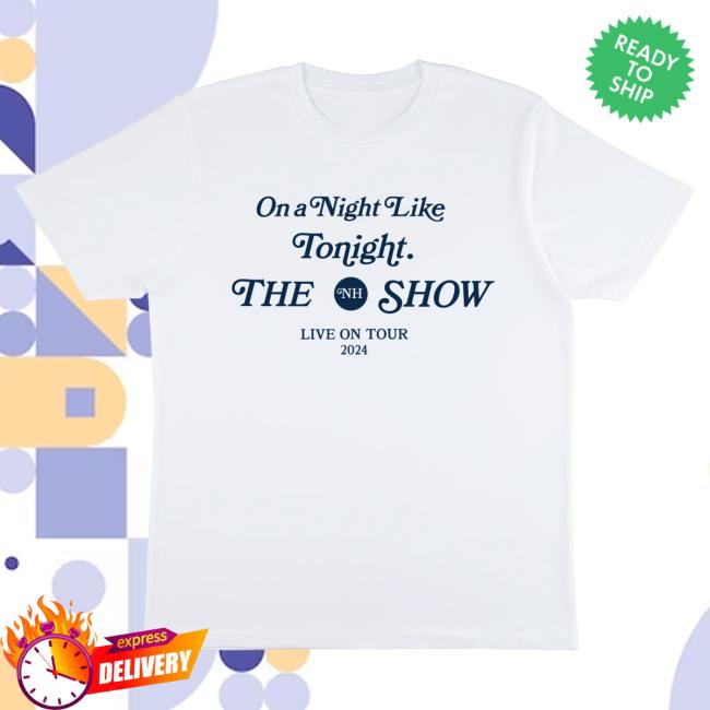 On A Night Like Tonight Cities White Top Shirt
