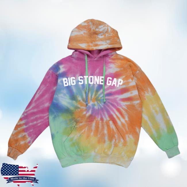 Official Hometown Apparel Clothing Merch Big Stone Gap Virginia Classic Curve Tie Dye Hoody Eternity