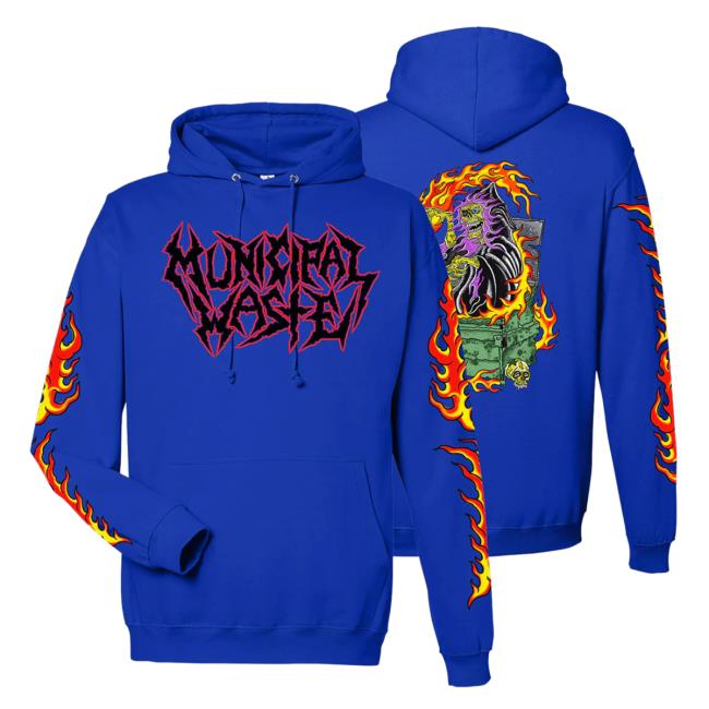 Jsr Direct Merch Dumpster Fire Pullover Zip Up Hoodie