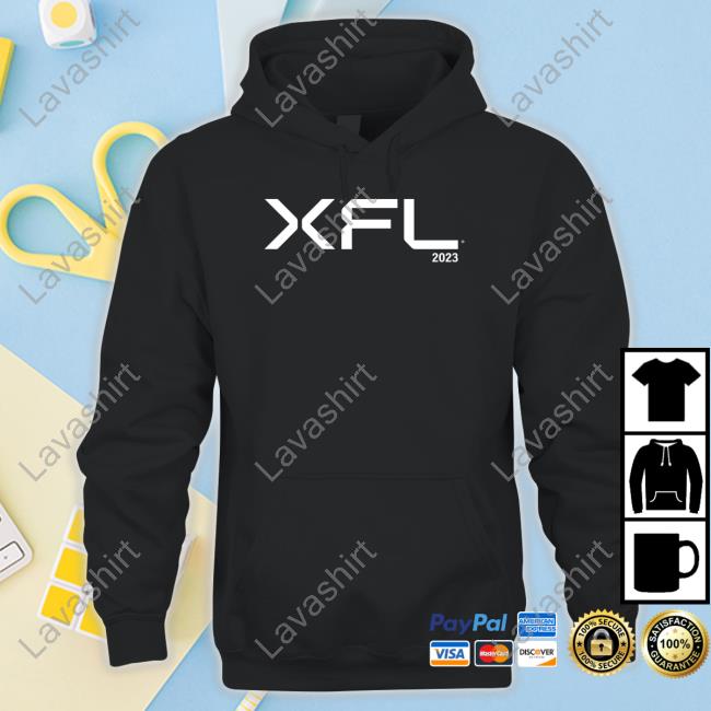Official Xfl Horizontal Logo 2023 Shirt