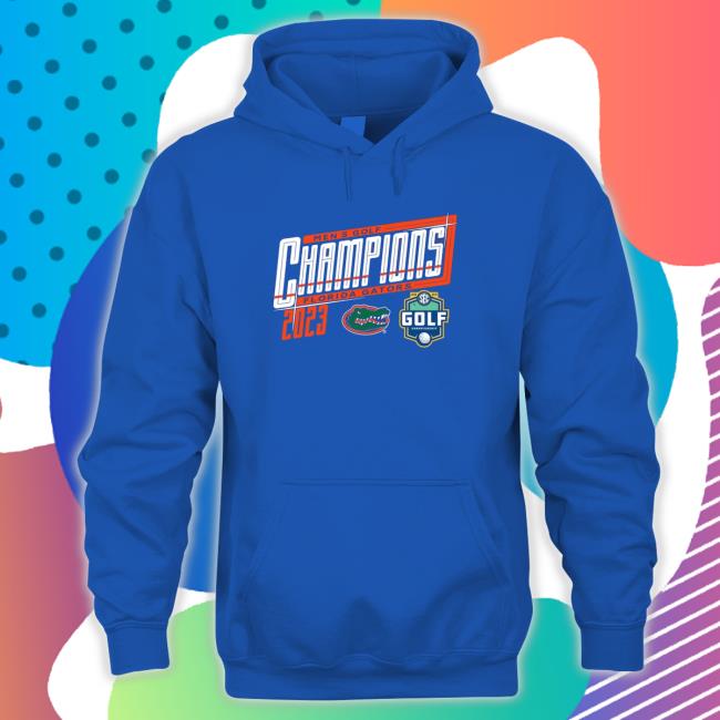 Official 84 Royal Florida Gators 2023 SEC Men's Golf Champions Tee