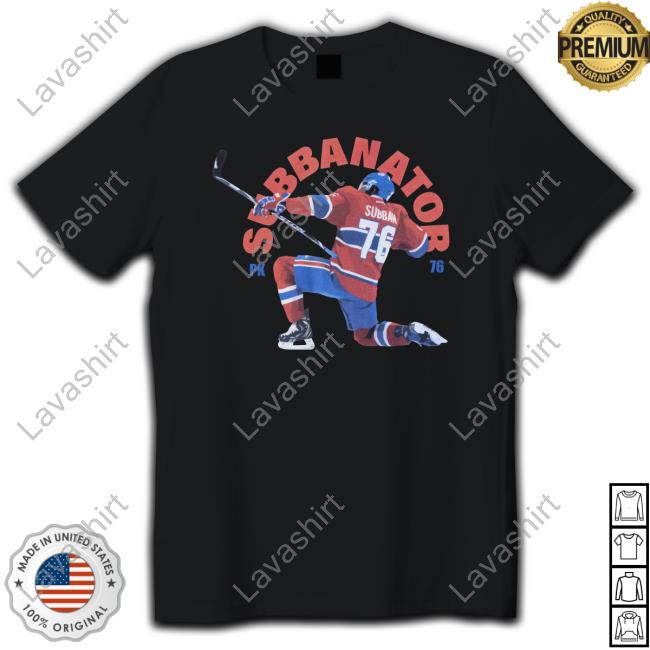 Official Tricoloresports Merch Pk Subban Subbanator T Shirt
