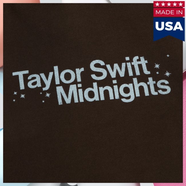 Store.Taylorswift Taylor Swift Midnights Living In A Dream Brown New Hoodie