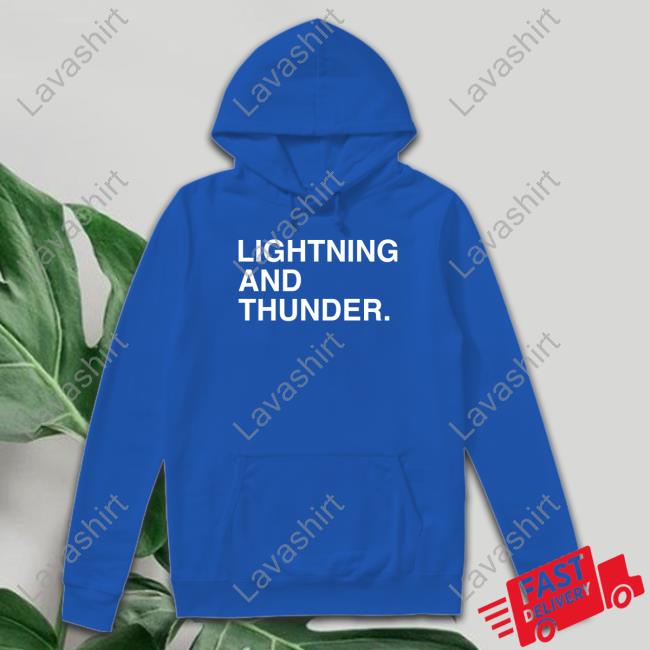 Obvious Shirts Merch Lightning And Thunder Sweatshirt