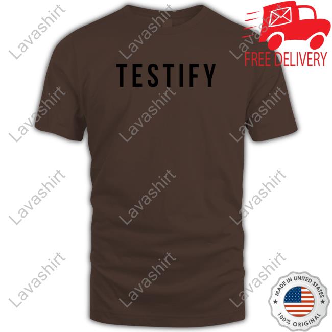 Testifyforever Merch Testify Brown T Shirt