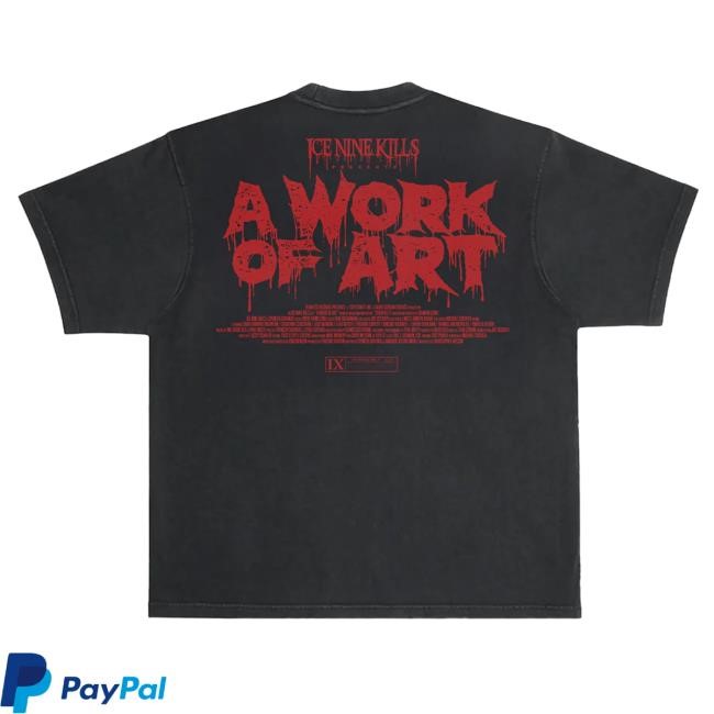 INK Merch A Work of Art Vintage Tee Shirt – Ice Nine Kills Shop