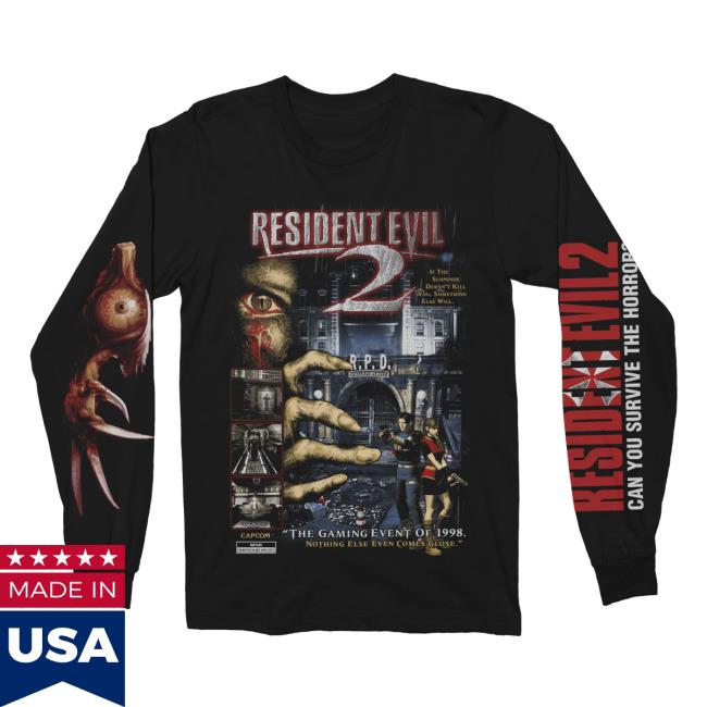 Official Resident Evil 2 1998 (Long Sleeve) Shirts