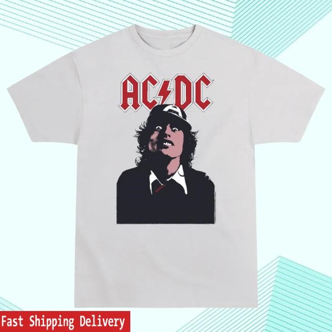 Official Ac Dc Merch Store Ac/Dc TNT White T-Shirts Ac Dc Shop Acdc Clothing