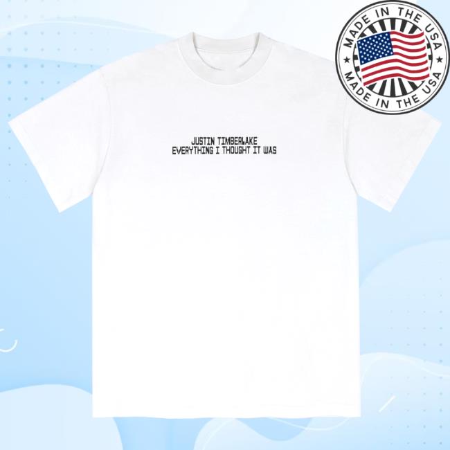 Official Justin Timberlake Merch Shop EITIW JT Tee