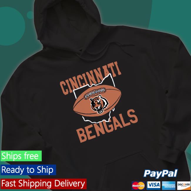 Cincinnati Ohio Bengals Logo Homage Tee Shirt Cincinnati Ohio Bengals Logo Homage Shirts