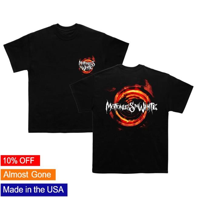Motionless In White Flame Spiral New T-Shirt Rock Sound Issue 312