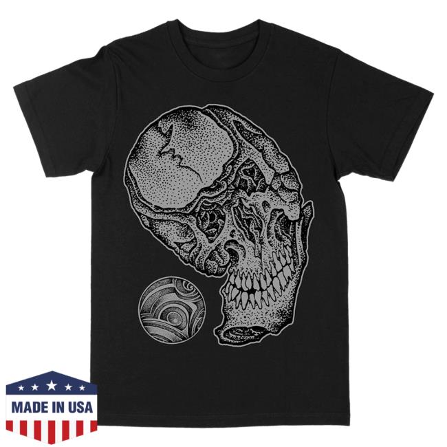 Official Death Wish Store Deathwish Inc Thomas Hooper Skull Smear Black T-Shirts Deathwishinc