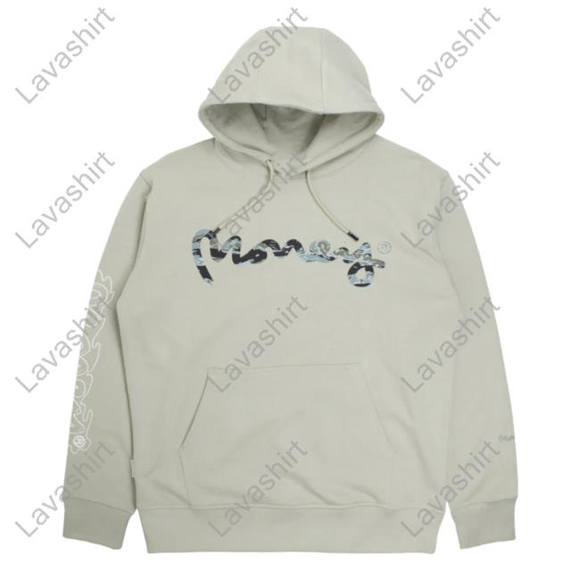 Official Money Clothing Woodland Camo Fill Crewneck Sweatshirt Gray
