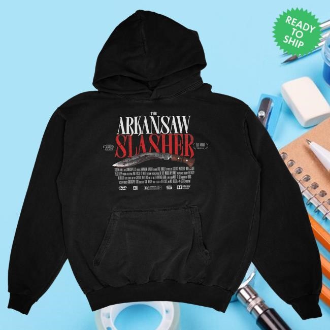 Official Caseoh Game Merch Caseoh Games Arkansaw Slasher Crew neck Sweatshirt Caseohgames