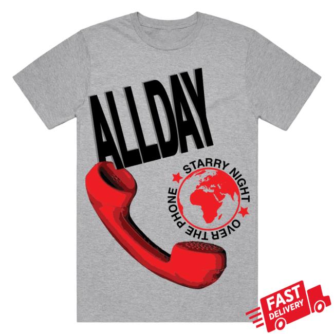 Official Allday Merch Store Allday / Phone T-Shirt
