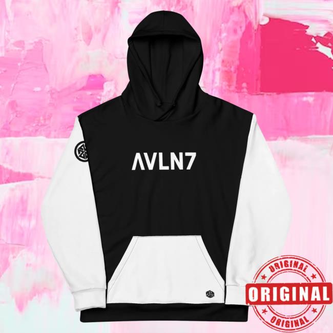 Official Avalon7 Avln7 Block Party Tech Sweatshirt - Black And White