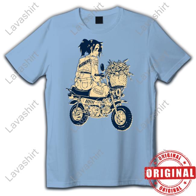 Flower And Bike T Shirt