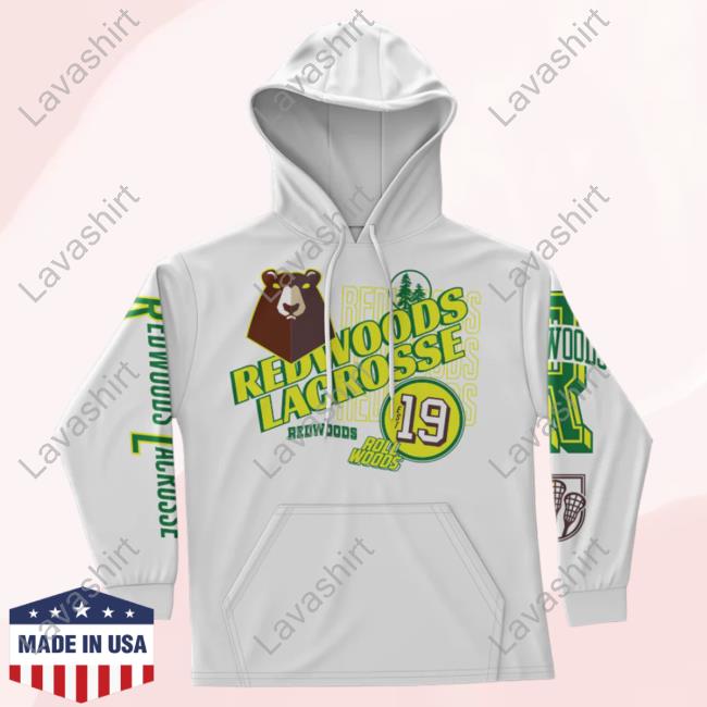 Official Premier Lacrosse League Shop Redwoods All Over Print Sweatshirts