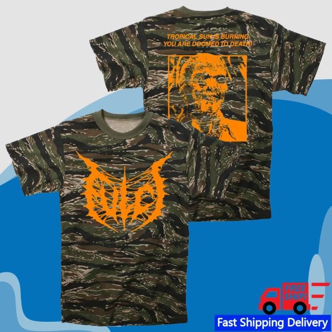 Official Night Shift Merch Store Fulci - Zombi 2 New Shirt Tiger Camo Nightshift Merch