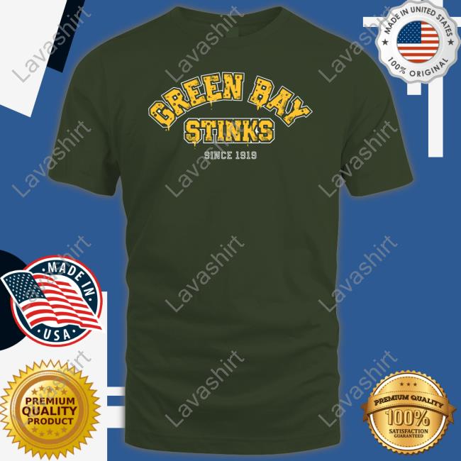 Sotastick Green Bay Stinks Since 1919 T Shirts John Randle