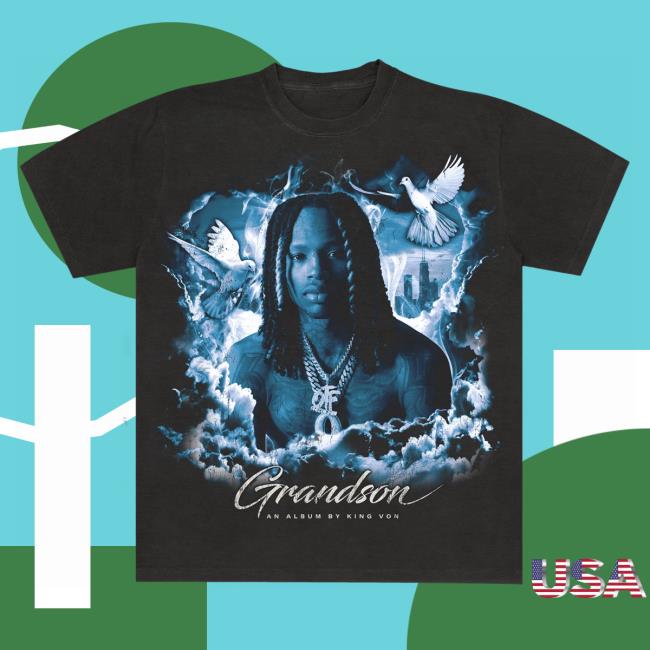 Official King Von Merch Store Don't Miss New Shirt Black King Von Apparel Clothing Shop KingVon