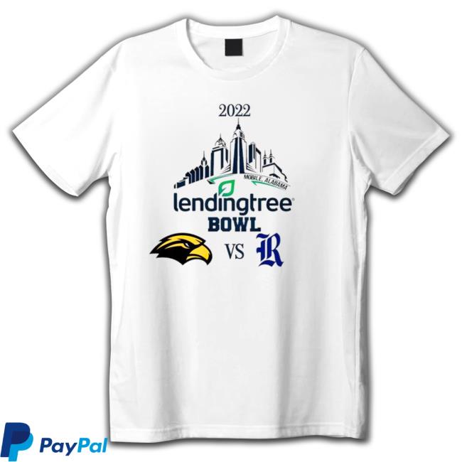 Official Southern Miss Golden Eagles vs Rice Owls Football 2022 Lending Tree Bowl Long Sleeve Tee